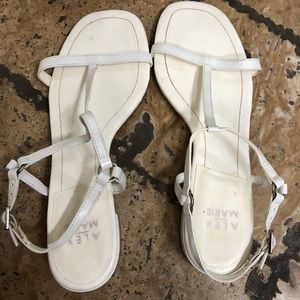 Alex Marie white strap sandal